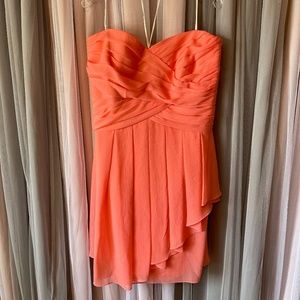 David's Bridal Short Sweetheart Dress